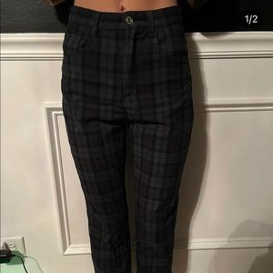 Brandy Melville plaid trousers